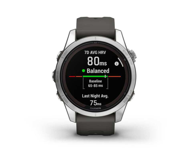 Garmin fenix 7S Pro Solar 42mm srebrny - 1150230 - zdjęcie 4